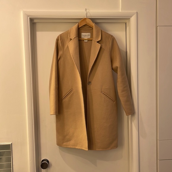 Rachel Zoe Camel Wool Coat 